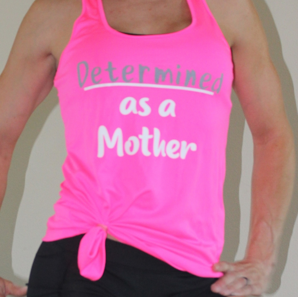 Dry fit Racer back Workout tank top.